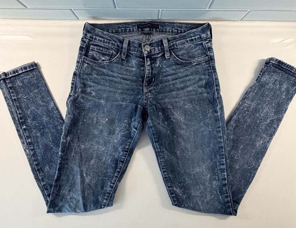 Flying Monkey Jeans Size 27 Acid Wash Blue